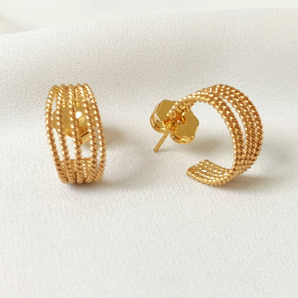 Candongas 5 Hilos Entorchados