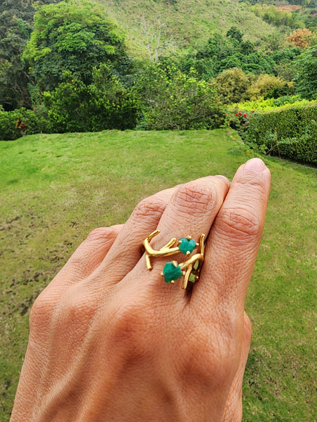 Contemporary Flower Ring