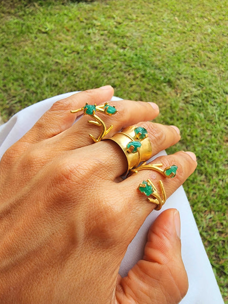 Contemporary Flower Ring