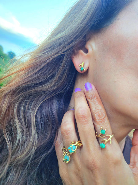 Contemporary Flower Ring