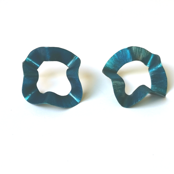 Folded Circles Earrings