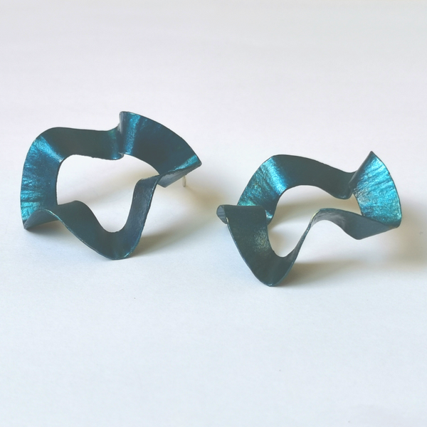 Folded Circles Earrings