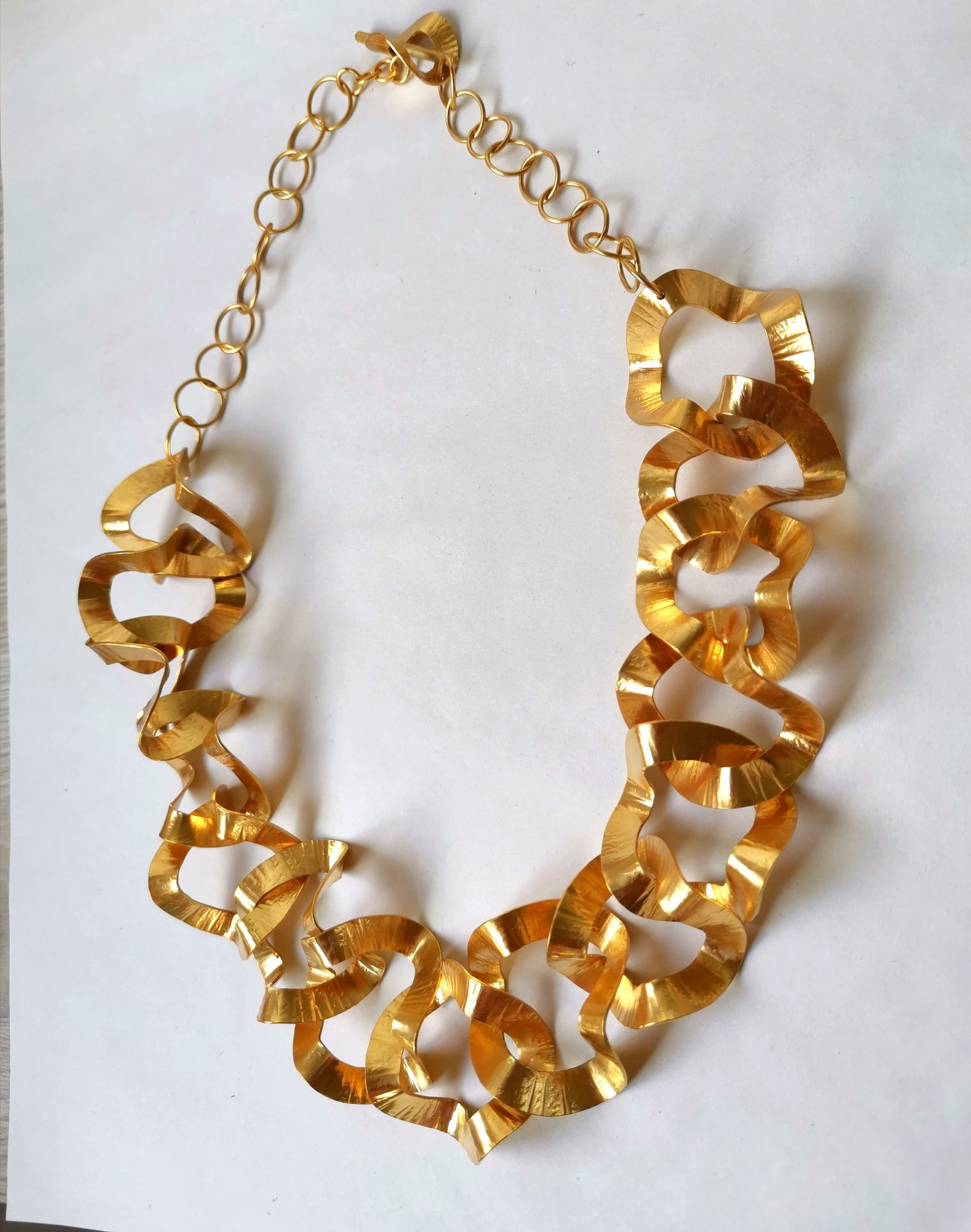 Folded Circles Necklace